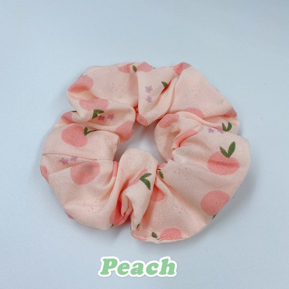 Set of 9 Scrunchies Fruit Scrunchies - Picture 3 of 10